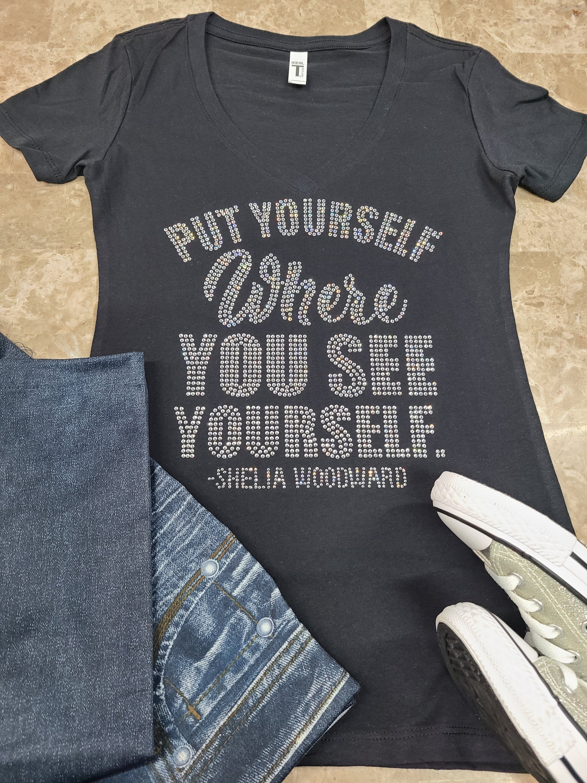 Put Yourself Bling Tee (Black)