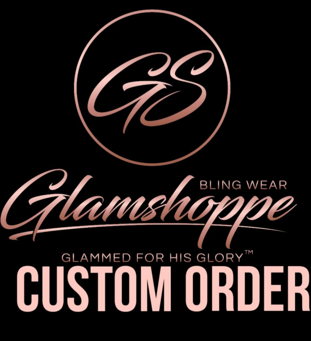 Clothed in Strength Custom Bling Tee