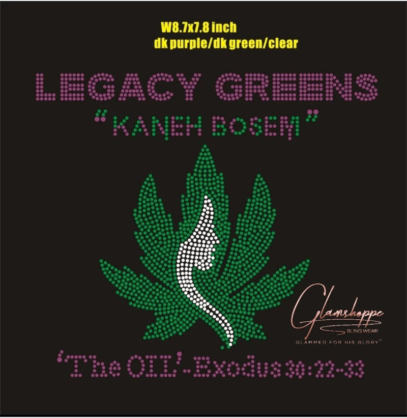 Legacy Green Custom Uni•sex Bling Tee