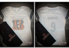 Bengals BURROW Jersey Bling Tee (White)