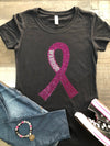 Warrior (Breast Cancer) Bling Tee