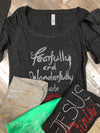 Small Fearfully & Wonderfully Made Set  Bling Long Sleeve (RTS)