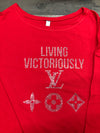 Living Victoriously” Beautiful Bling Raglan (Winter)