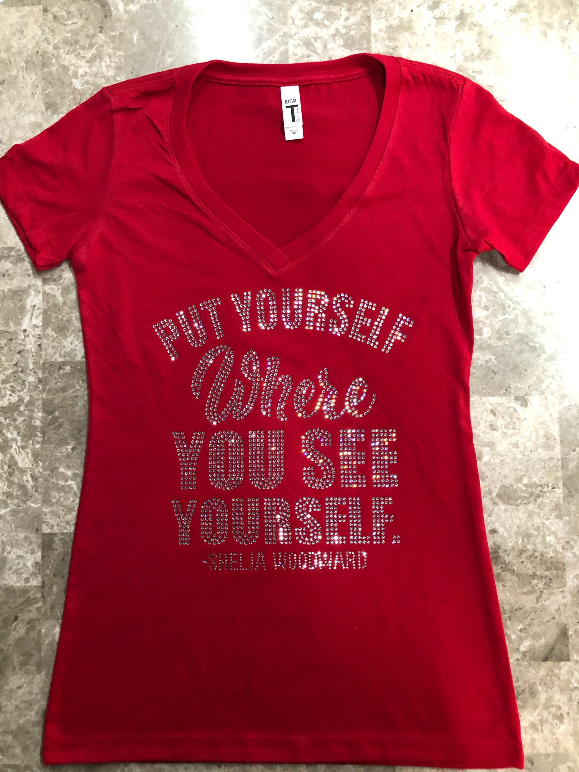 Put Yourself Bling Tee (Red)